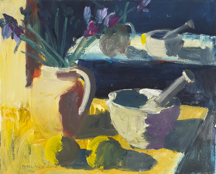 MORTAR, PESTLE AND LEMONS, 2002 by Brian Ballard sold for 1,700 at Whyte's Auctions