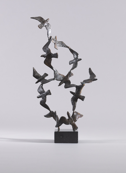 FLIGHT OF BIRDS by John Behan sold for 2,600 at Whyte's Auctions