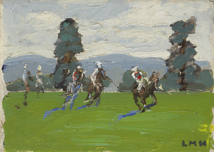 POLO, PHOENIX PARK, DUBLIN by Letitia Marion Hamilton sold for 1,000 at Whyte's Auctions