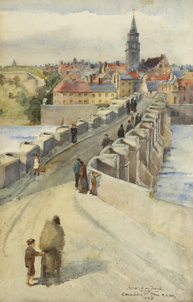 BERWICK ON TWEED, 1893 by Christina Paterson Ross sold for �680 at Whyte's Auctions