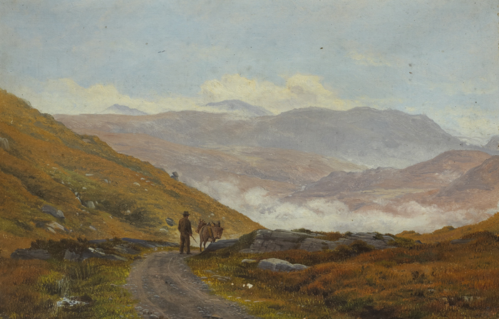 ROAD THROUGH THE MOUNTAINS, 1870 by Bartholomew Colles Watkins RHA (1833-1891) at Whyte's Auctions