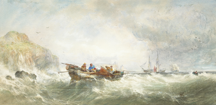 ON THE IRISH COAST by Edwin Hayes sold for 1,900 at Whyte's Auctions