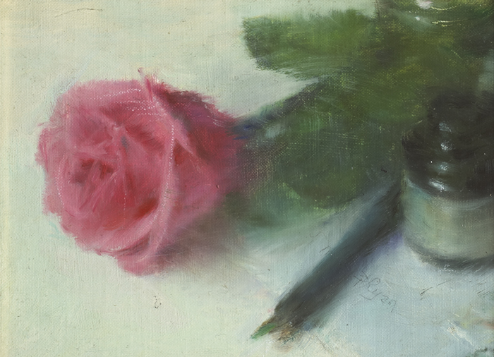 WRITER'S ROSE, 2010 by Thomas Ryan PPRHA (1929-2021) at Whyte's Auctions