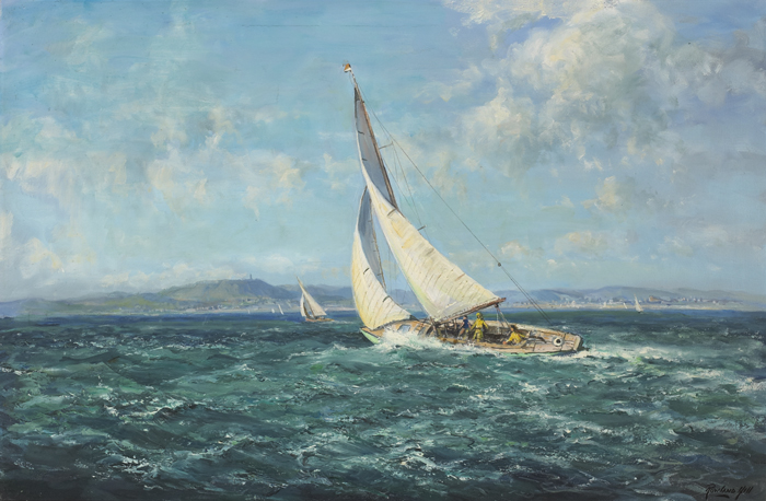 SAILING by Rowland Hill ARUA (1915-1979) at Whyte's Auctions