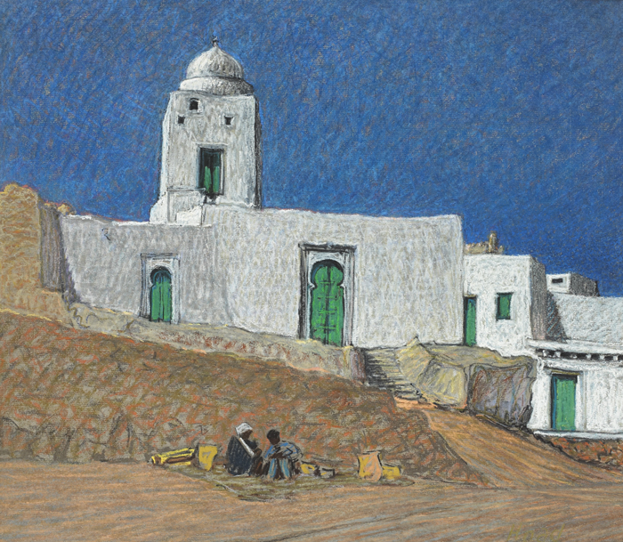 TUNISIAN LANDSCAPE, c.1994-1999 by Jeremiah Hoad (1924-1999) at Whyte's Auctions