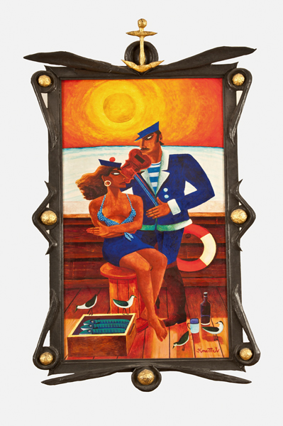 SAILOR AND GIRL by Graham Knuttel sold for �4,400 at Whyte's Auctions