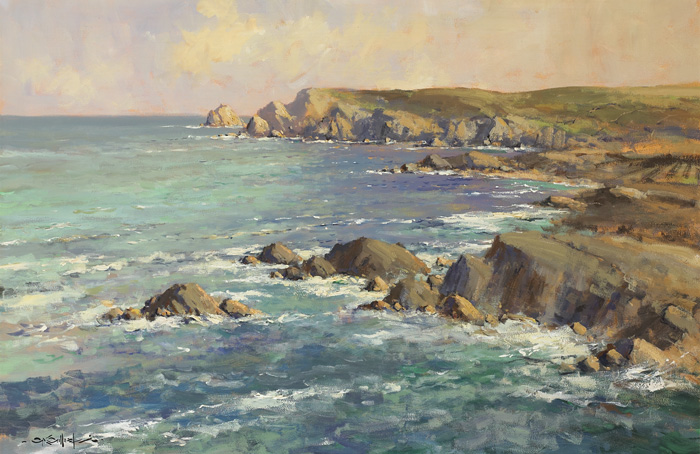 GLEN HEAD, GLENCOLMKILE [SIC], COUNTY DONEGAL by George K. Gillespie RUA (1924-1995) at Whyte's Auctions
