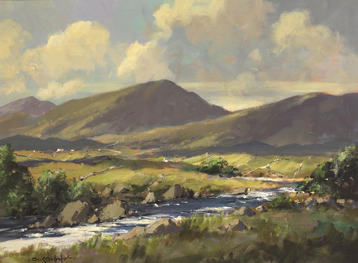 IN THE RAY VALLEY, COUNTY DONEGAL by George K. Gillespie RUA (1924-1995) at Whyte's Auctions