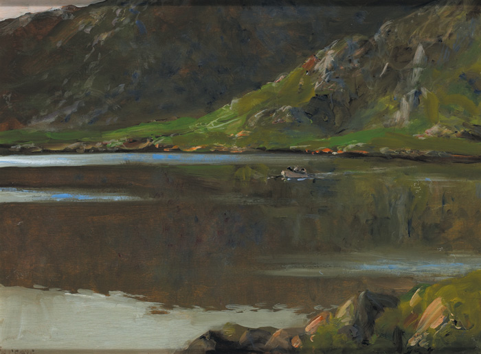 THE KILLARIES, CONNEMARA by James Humbert Craig sold for 6,600 at Whyte's Auctions
