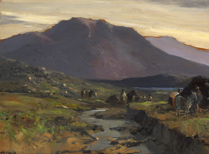 THE TWELVE PINS, CONNEMARA by James Humbert Craig sold for 5,200 at Whyte's Auctions