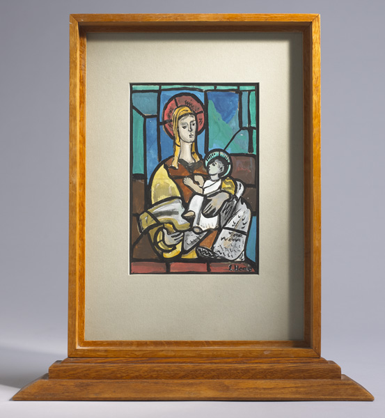 OUR LADY AND CHILD by Evie Hone sold for 2,100 at Whyte's Auctions