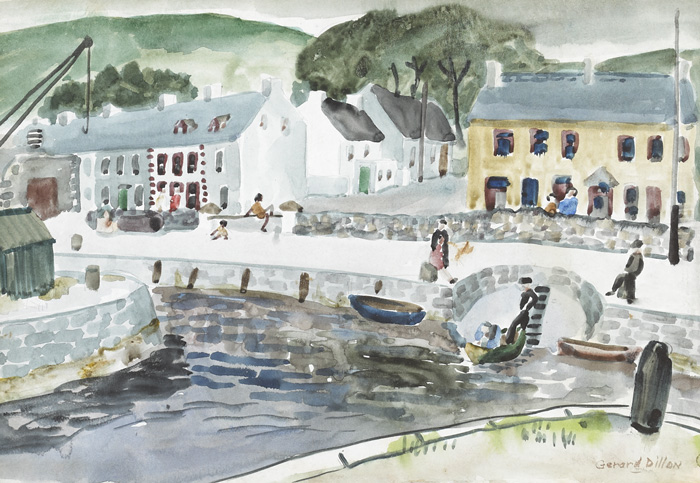 CARNLOUGH, COUNTY ANTRIM by Gerard Dillon (1916-1971) at Whyte's Auctions