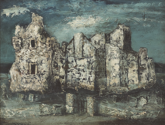 RUINS IN A LANDSCAPE by Daniel O'Neill (1920-1974) at Whyte's Auctions