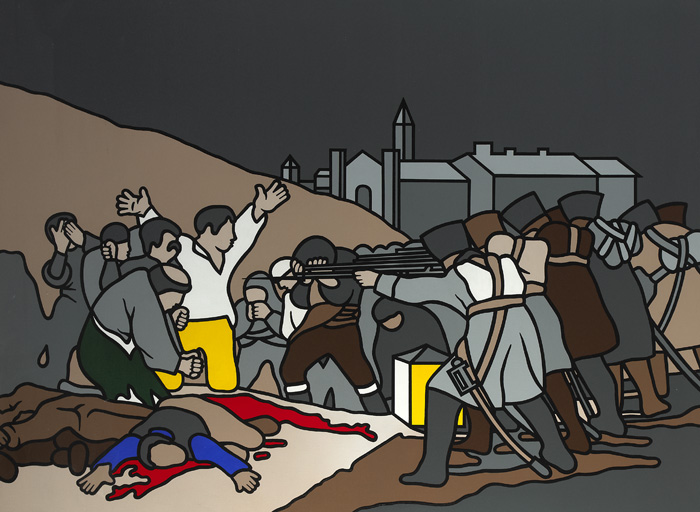 THE THIRD OF MAY AFTER GOYA by Robert Ballagh (b.1943) (b.1943) at Whyte's Auctions