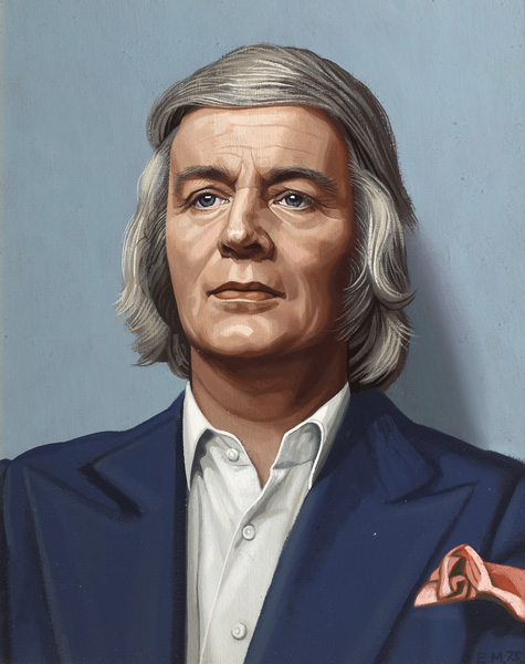 PORTRAIT OF ULICK O'CONNOR, 1975 by Edward McGuire sold for �7,500 at Whyte's Auctions