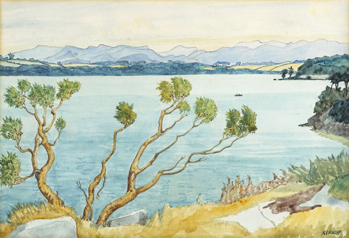 ARBUTUS AND THE KERRY HILLS, KILLARNEY by Harry Kernoff RHA (1900-1974) at Whyte's Auctions