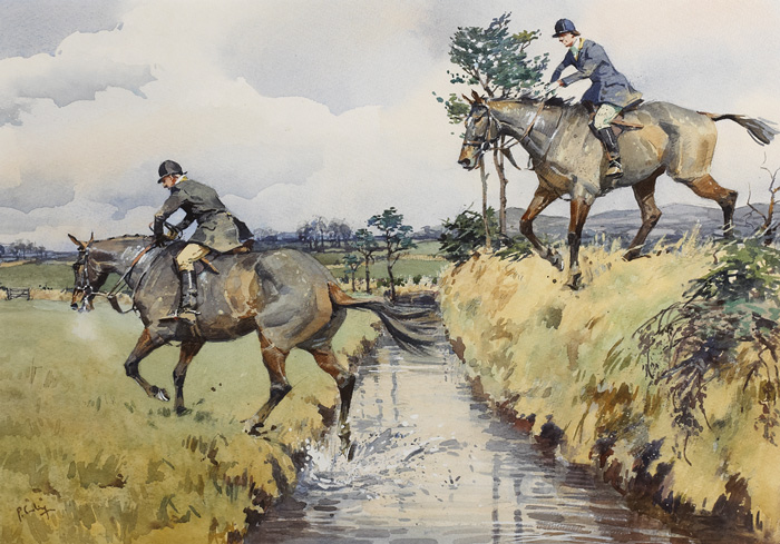 OVER THE BANKS by Peter Curling sold for �5,200 at Whyte's Auctions