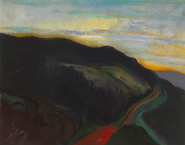 MOUNTAIN ROAD by Peter Collis RHA (1929-2012) at Whyte's Auctions