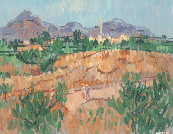 THE NEW CUTTING, NERJA, SPAIN by Desmond Carrick RHA (1928-2012) at Whyte's Auctions