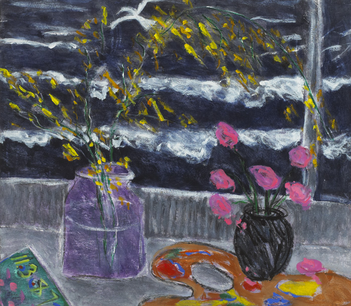 STUDIO WINDOW BY THE SEA, 1987 by Jane O'Malley (b.1944) at Whyte's Auctions