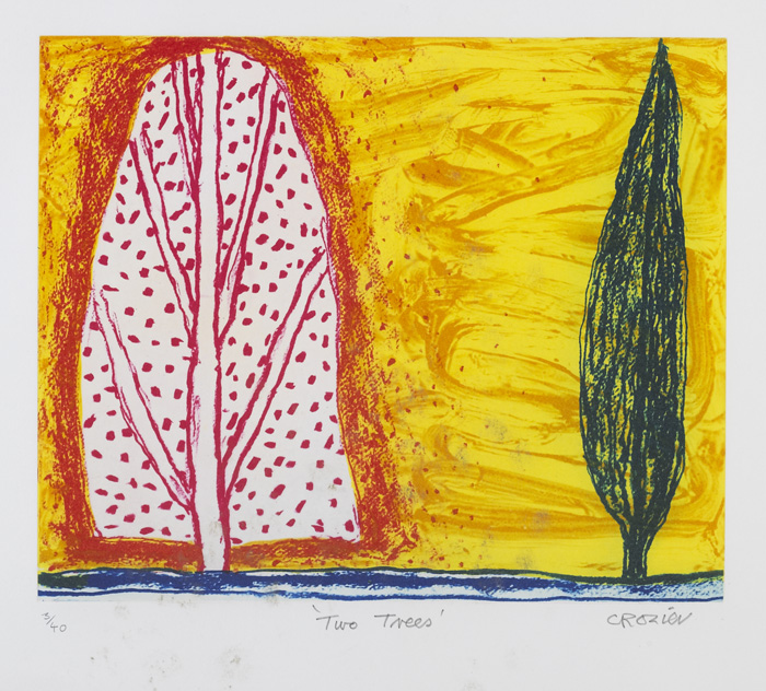 TWO TREES, 2007 by William Crozier sold for 700 at Whyte's Auctions