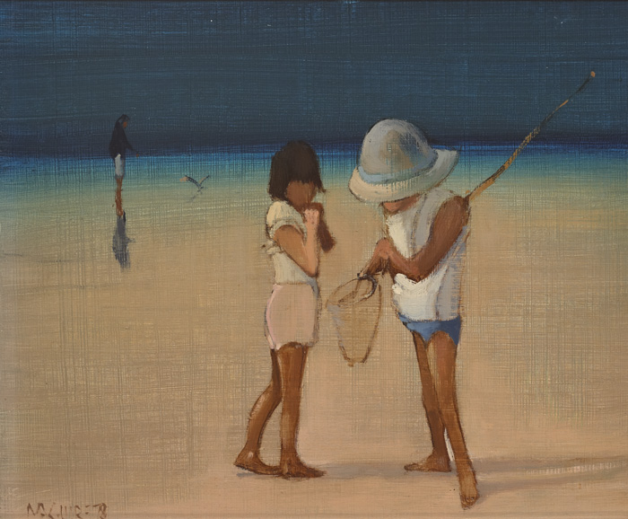 ON THE BEACH II, 1978 by Cecil Maguire RHA RUA (1930-2020) at Whyte's Auctions