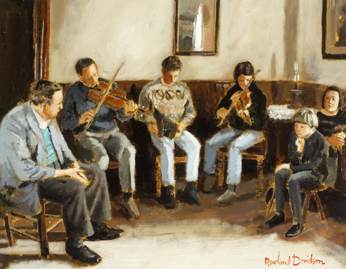 MUSICIANS by Rowland Davidson (b.1942) at Whyte's Auctions