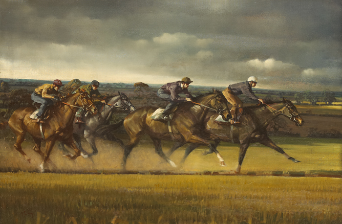 ON THE GALLOPS by Peter Curling sold for �6,000 at Whyte's Auctions