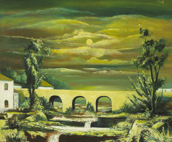 THE BRIDGE, c.1963 by Daniel O'Neill (1920-1974) at Whyte's Auctions