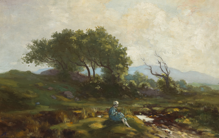 CONTEMPLATION by George Russell ('') sold for 5,400 at Whyte's Auctions
