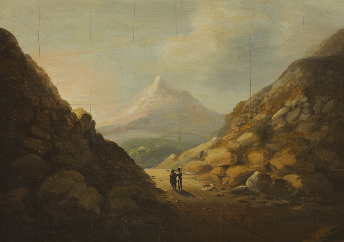 VIEW OF THE SUGARLOAF, COUNTY WICKLOW by William Sadler II sold for �1,050 at Whyte's Auctions