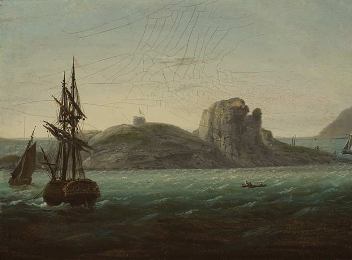 VIEW OF IRELAND'S EYE by William Sadler II (c.1782-1839) at Whyte's Auctions