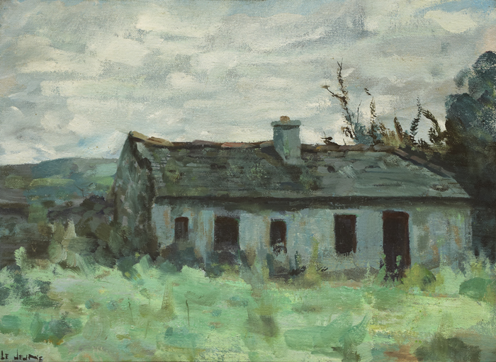 ABANDONED COTTAGE by James le Jeune sold for �2,100 at Whyte's Auctions