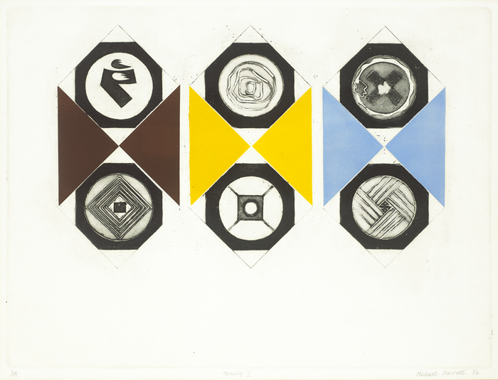 TRINITY II, 1964 by Micheal Farrell (1940-2000) at Whyte's Auctions