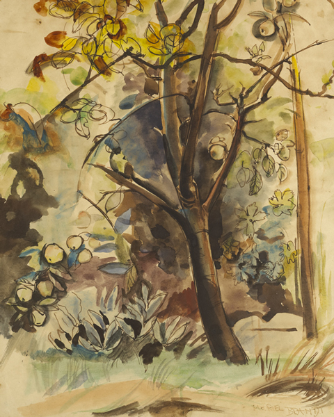 FOREST SCENE by Muriel Brandt RHA (1909-1981) at Whyte's Auctions