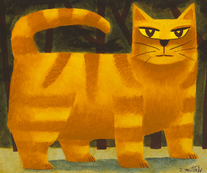 GINGER CAT by Graham Knuttel (b.1954) (b.1954) at Whyte's Auctions