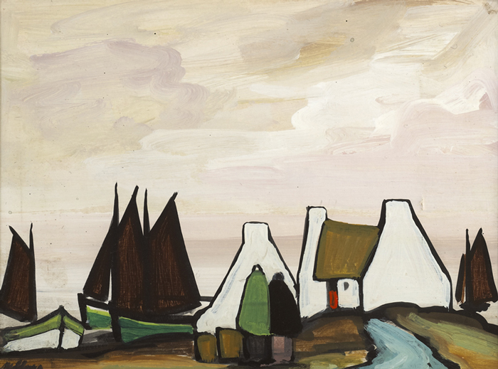 BROWN SAILS AT EVENTIDE (A PAIR) by Markey Robinson (1918-1999) (1918-1999) at Whyte's Auctions