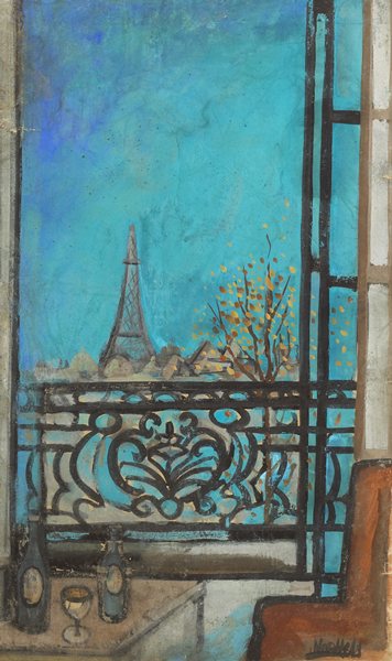VIEW OF THE EIFFEL TOWER, PARIS by Markey Robinson (1918-1999) (1918-1999) at Whyte's Auctions