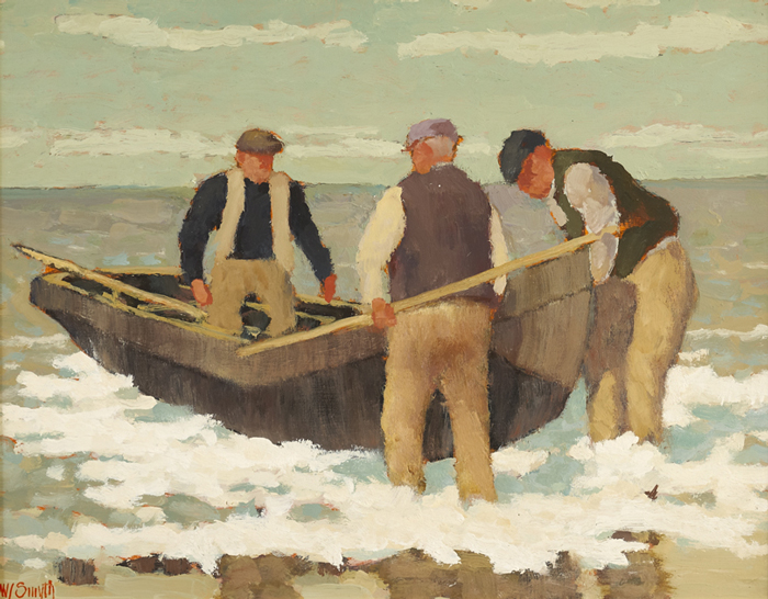 HOME FROM THE SEA by Norman Smyth RUA (b.1933) at Whyte's Auctions