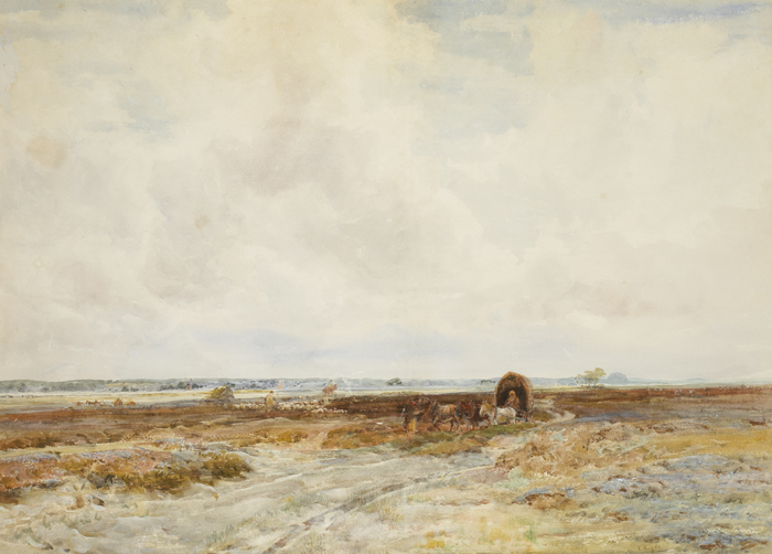A BUSY DAY ON THE LAND by Claude Hayes sold for �400 at Whyte's Auctions