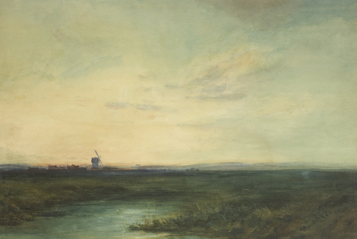 WINDMILL IN A LANDSCAPE by Wycliffe Egginton RI RWS (1875-1951) at Whyte's Auctions