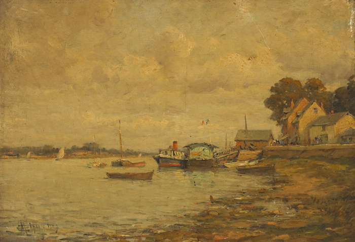 LES MARTIGUES, 1907 by Charles Malfroy sold for �1,200 at Whyte's Auctions