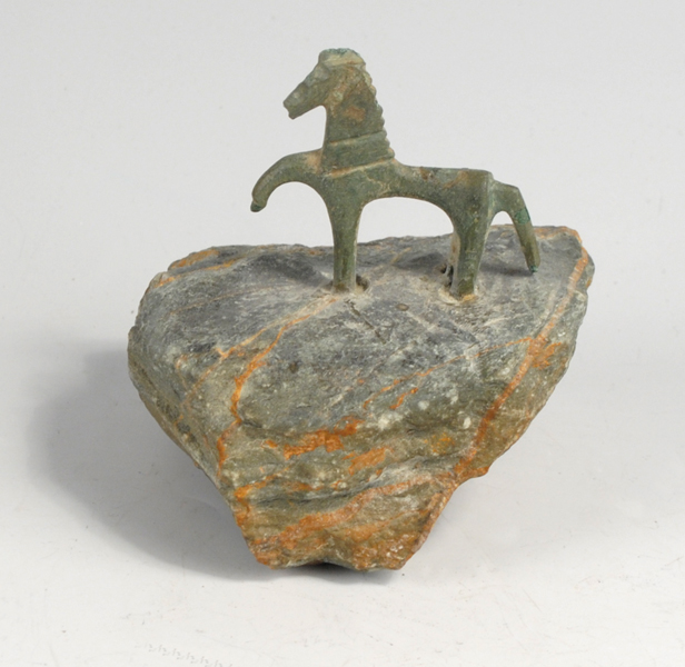circa 100BC-100AD. Celtic bronze votive horse. at Whyte's Auctions