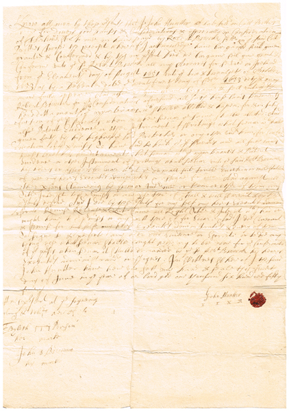 1655 (4 June) Cromwellian soldier sells his grant of land in Ireland. at Whyte's Auctions
