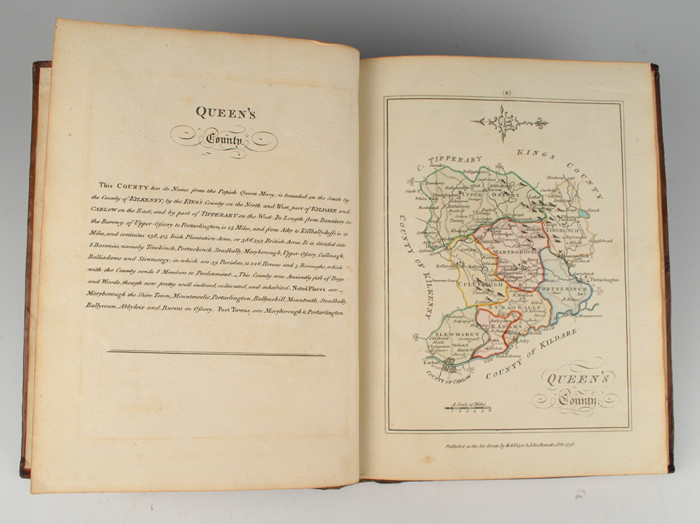 Scale, Bernard. An Hibernian Atlas; or General Description of the Kingdom of Ireland: Divided Into Provinces.... at Whyte's Auctions