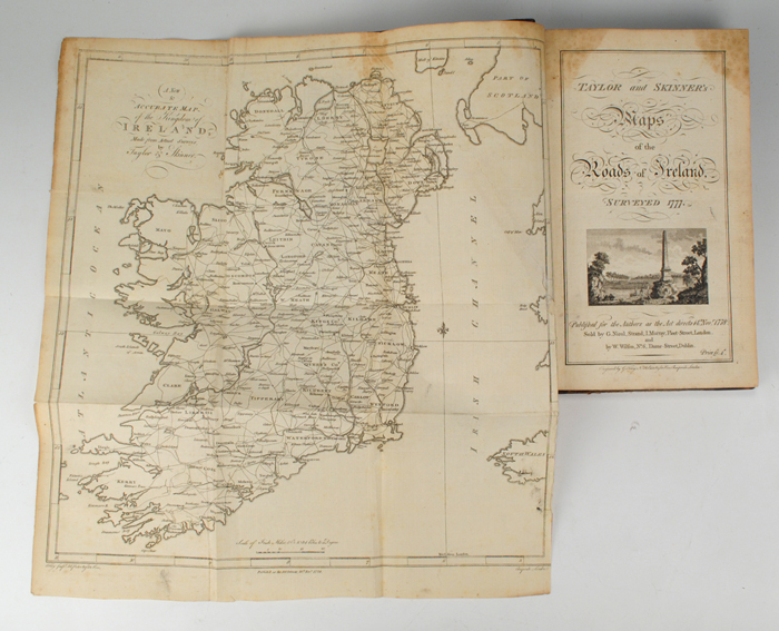 Taylor, George and Skinner, Andrew. Maps and Roads of Ireland Surveyed 1777 at Whyte's Auctions