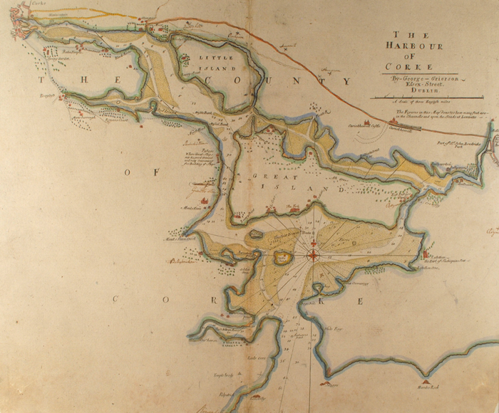 18th Century: Irish sea charts including Cork and Dublin at Whyte's Auctions