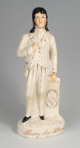1798 Rebellion: Henry Joy McCracken centenary Staffordshire figure at Whyte's Auctions