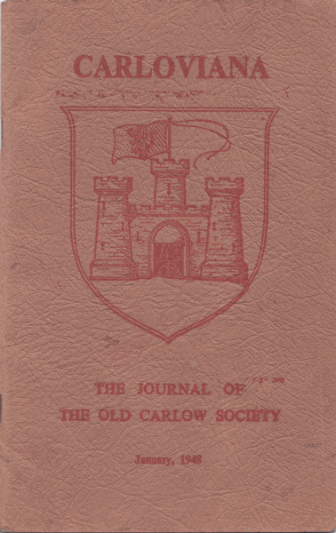1948-49: Carloviana - The Journal of the Old Carlow Society at Whyte's Auctions