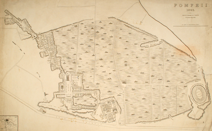 1823: Map of Pompeii by C. Smith of London at Whyte's Auctions